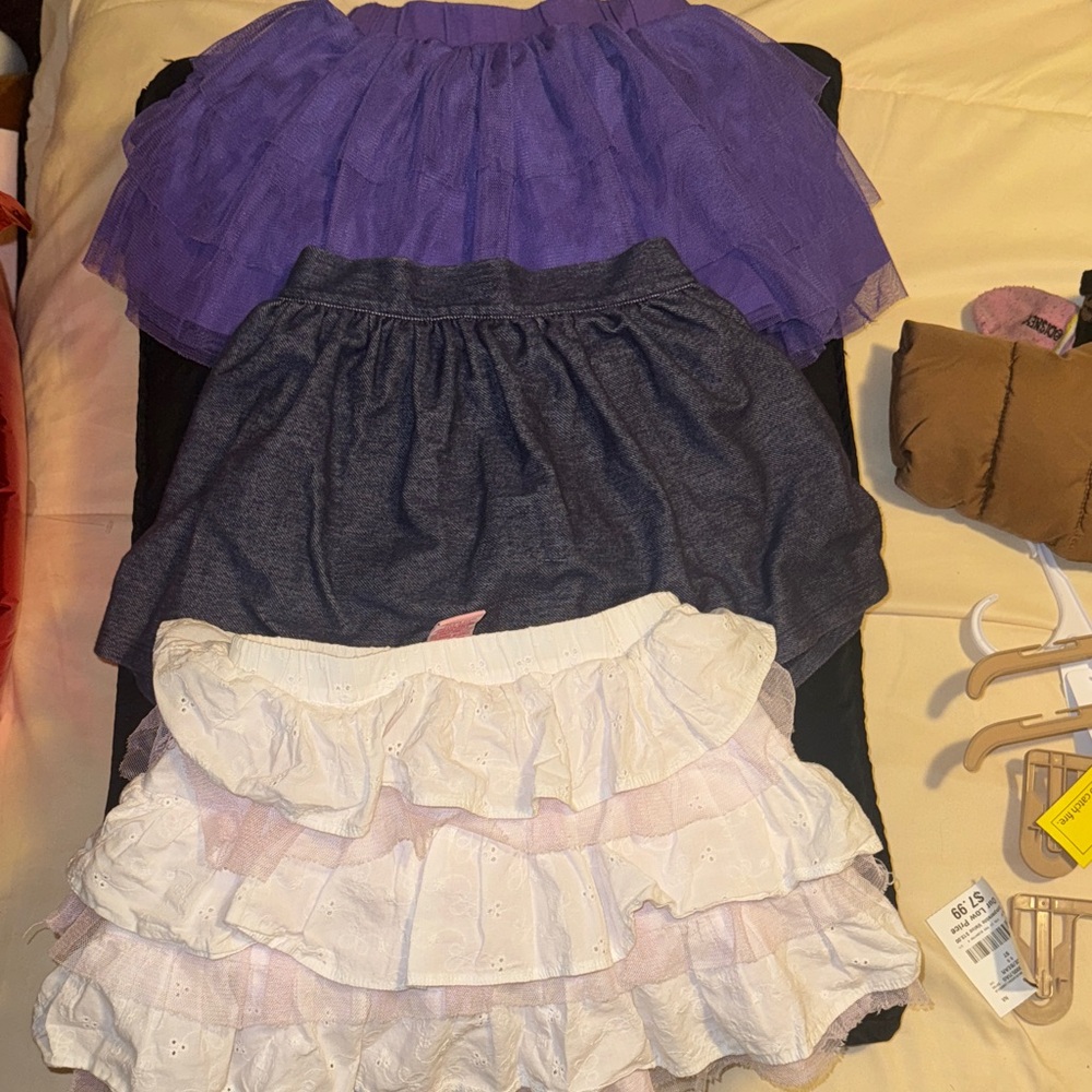 Old Navy Kids Skorts - Purple, Gray, White